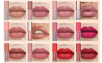 Handaiyan 12 PC Matte Lip Gloss Set
