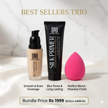 Flawless Base Bundle – Primer, Foundation & Beauty Sponge (Only Rs.1999)