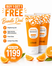 CODRY Orange Glow Gel – Exfoliating Brightening Face Scrub