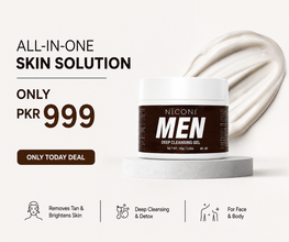Niconi Men Enzyme De-Tan Pack (300g Each) single
